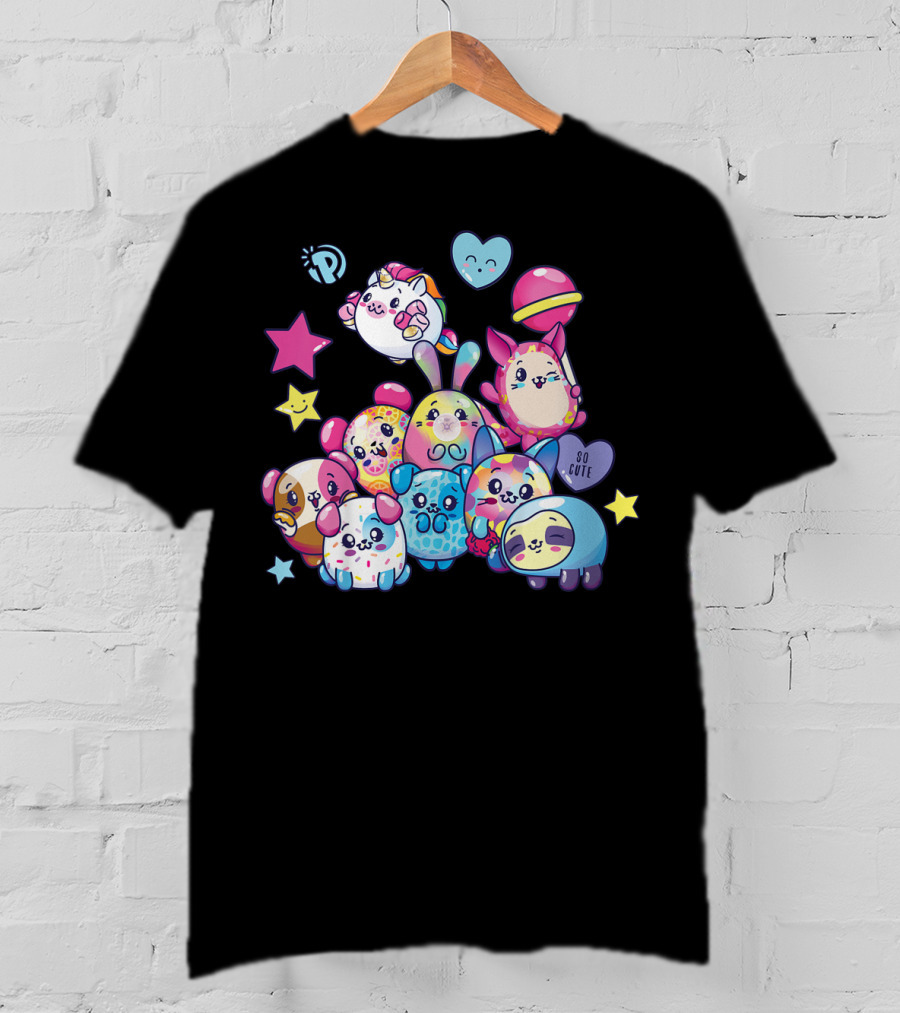 Pikmi Pops And Friends So Cute Stars And Hearts T-Shirt