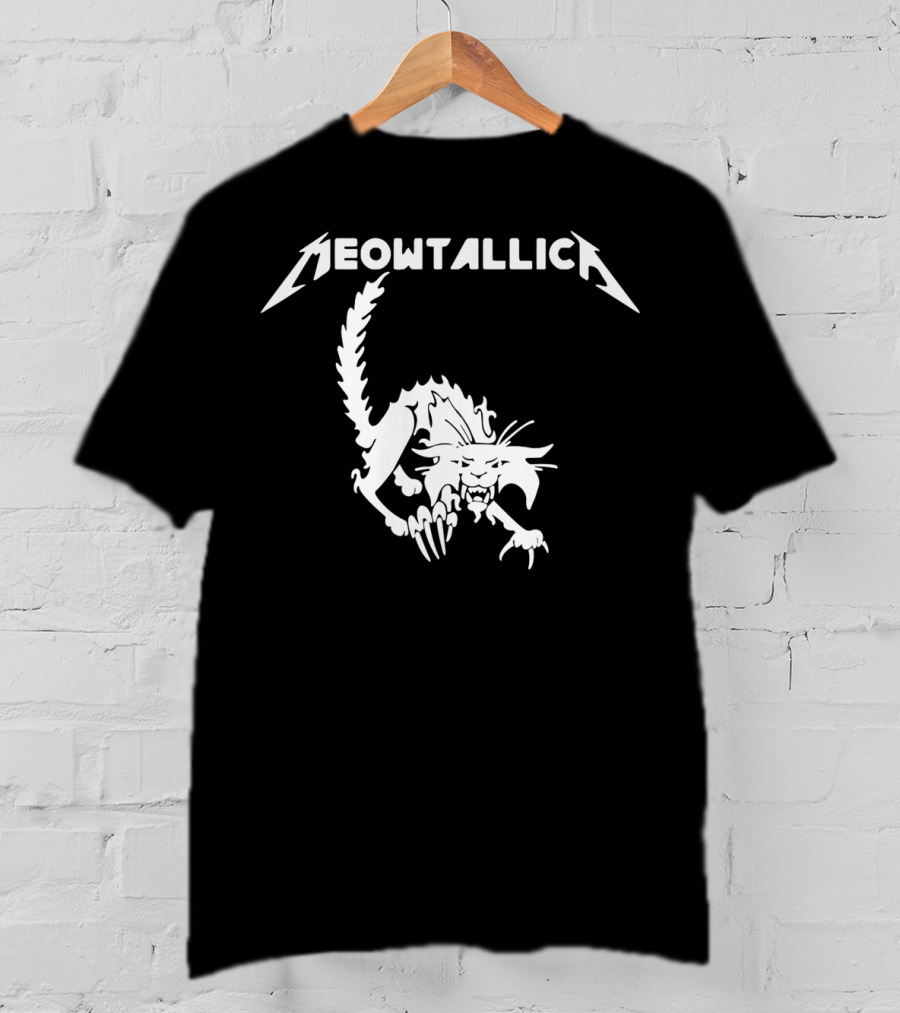 Meowtallica Heavy Metal Cat Lover Feline T-Shirt