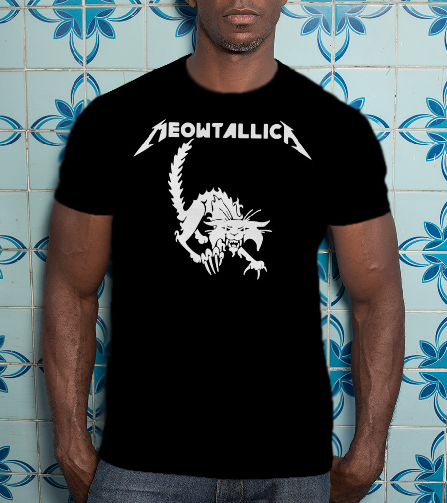 Meowtallica Heavy Metal Cat Lover Feline T-Shirt