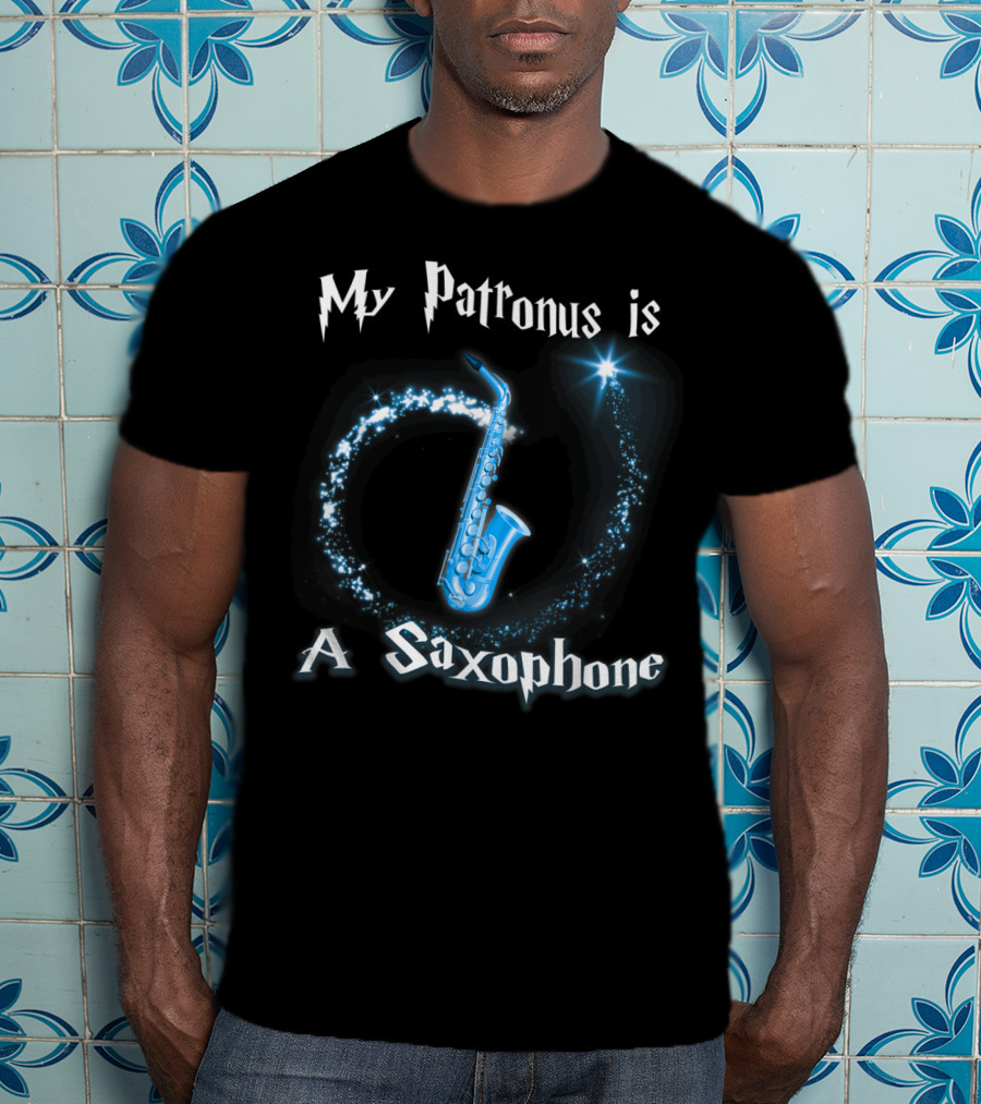 My Patronus Is A Saxophone Magical Music T-Shirt