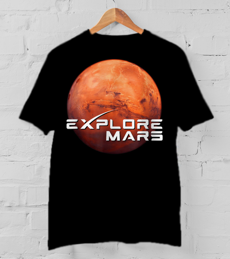 Explore Mars SpaceX Mars Exploration T-Shirt