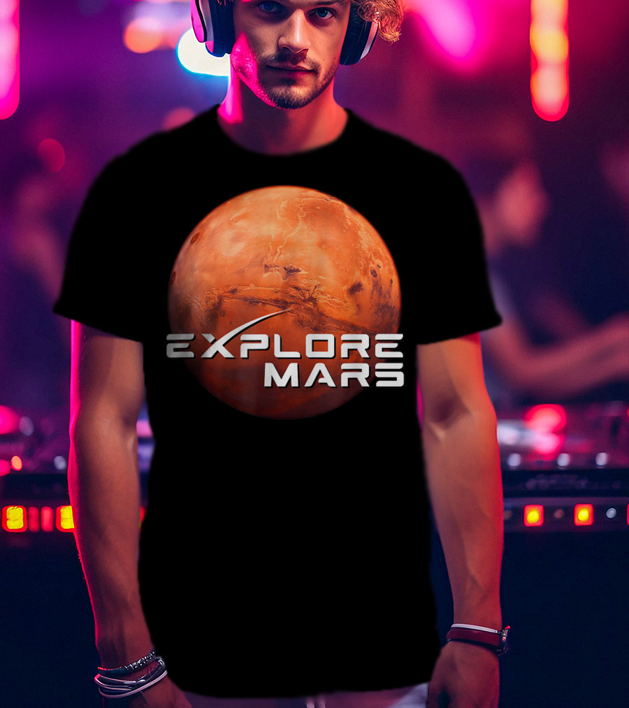 Explore Mars SpaceX Mars Exploration T-Shirt