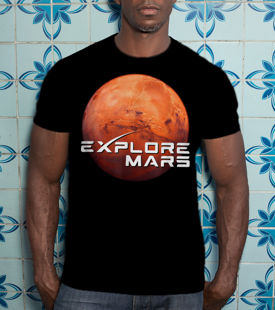 Explore Mars SpaceX Mars Exploration T-Shirt