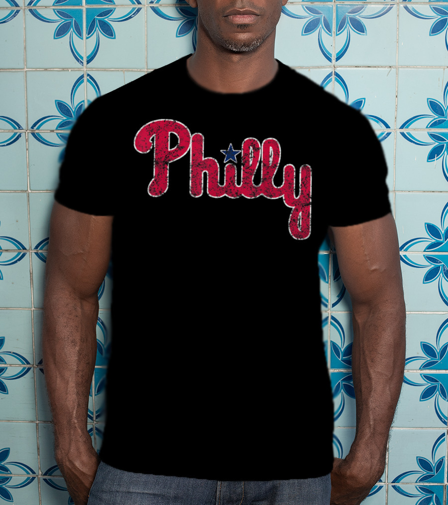 Philadelphia Baseball Vintage Philly Star T-Shirt