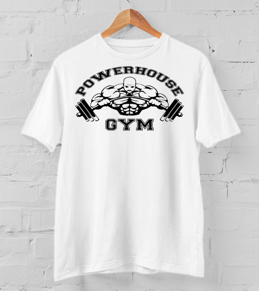 Powerhouse Gym Muscle Barbell Edition T-Shirt