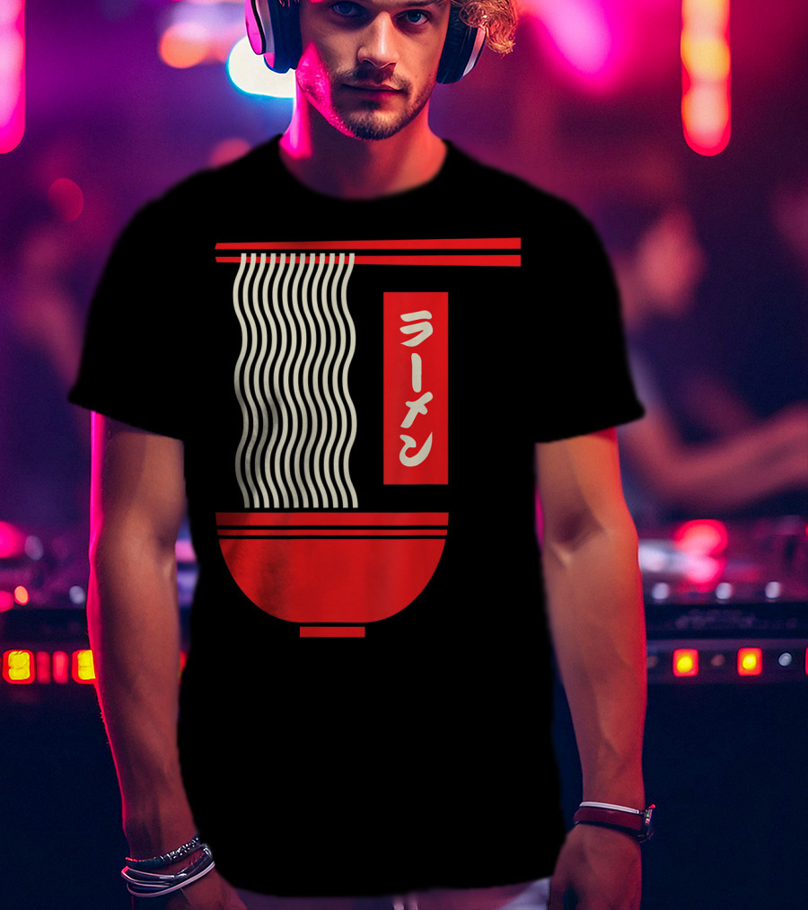 Retro Vintage Japanese Ramen Noodles T-Shirt