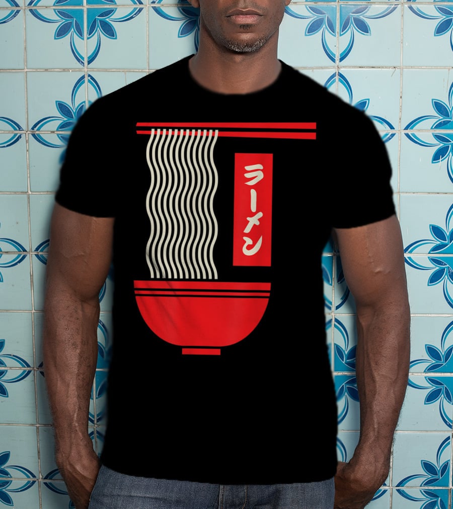 Retro Vintage Japanese Ramen Noodles T-Shirt
