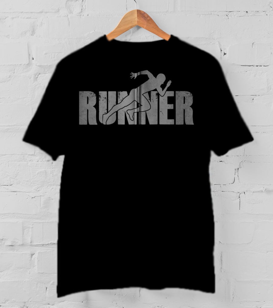 Runner Track Field Cross Country Running Sprint T-Shirt