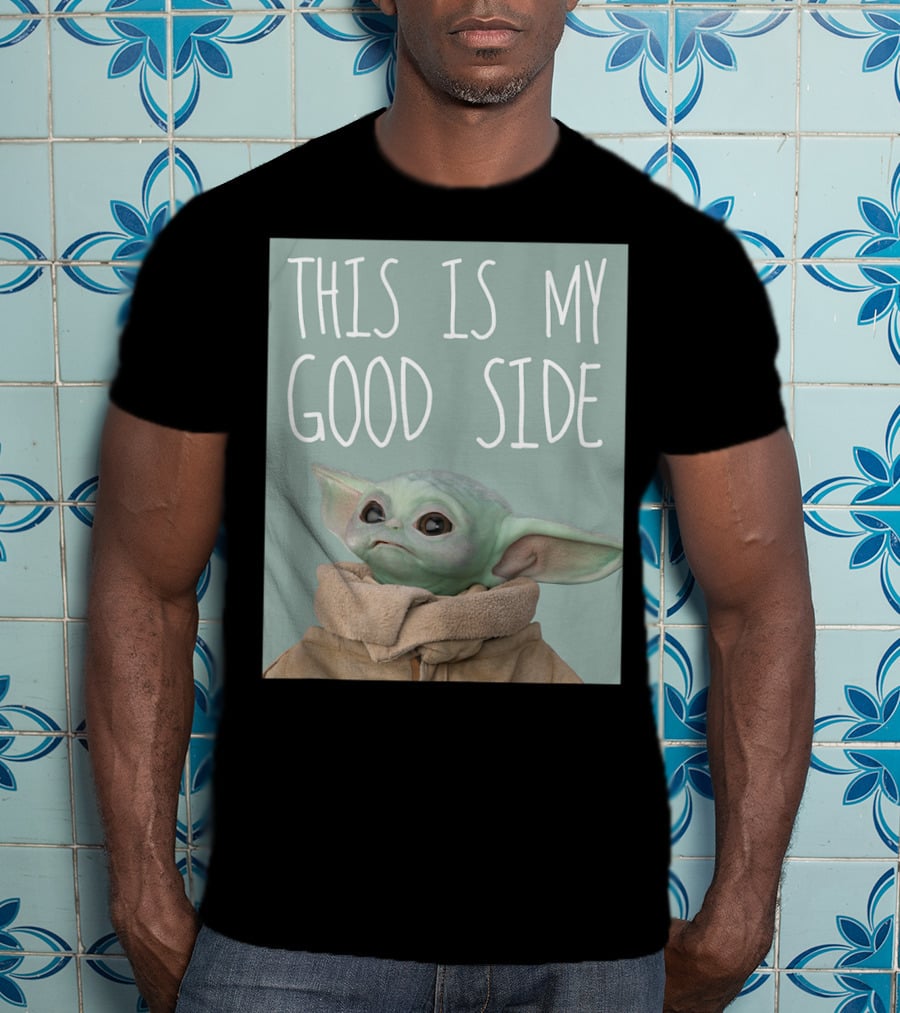 This Is My Good Side Star Wars The Mandalorian The Child T-Shirt