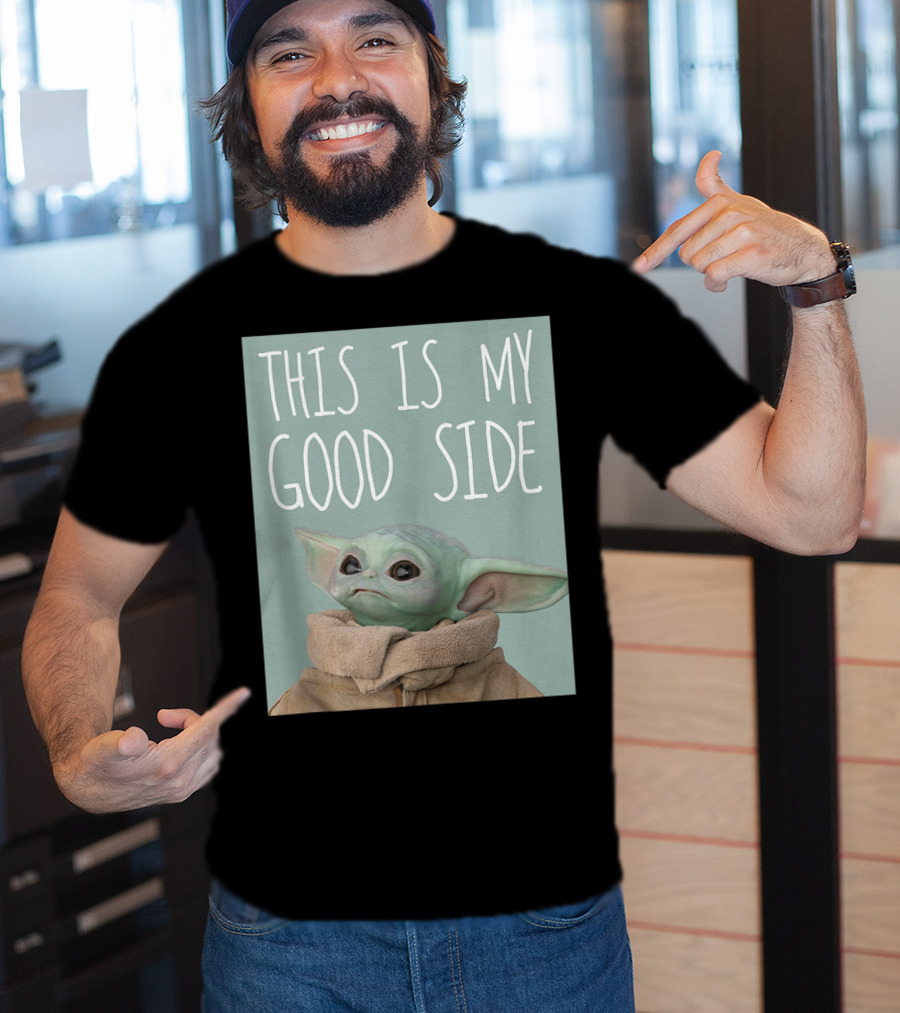 This Is My Good Side Star Wars The Mandalorian The Child T-Shirt