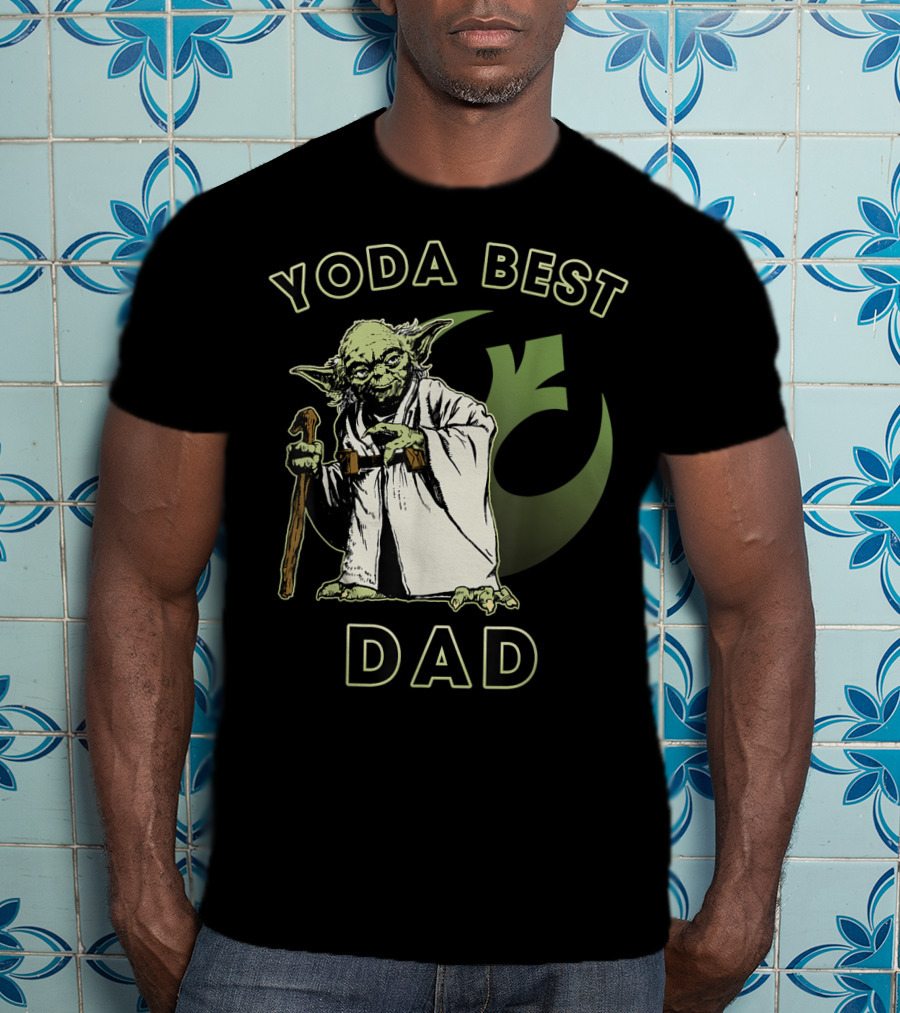 Star Wars Yoda Best Dad Rebel Alliance T-Shirt