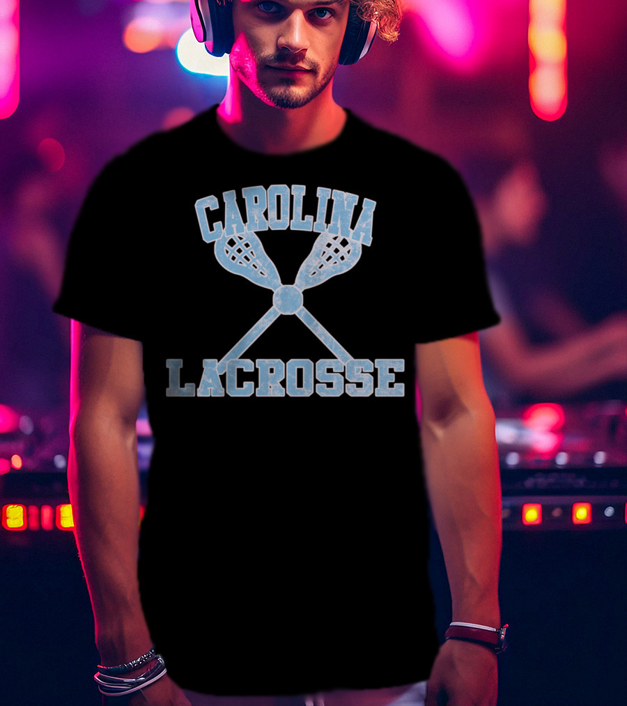 Carolina Lacrosse Crossed Sticks T-Shirt