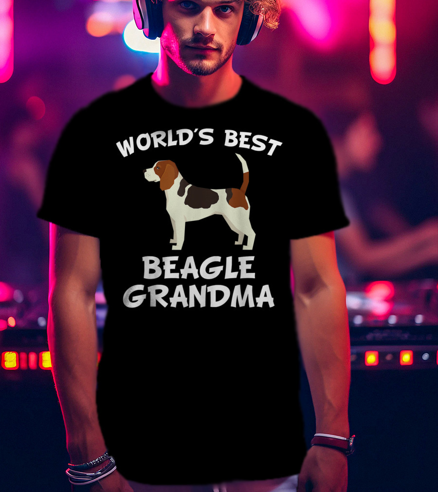 World's Best Beagle Grandma Dog Lover Gift T-Shirt