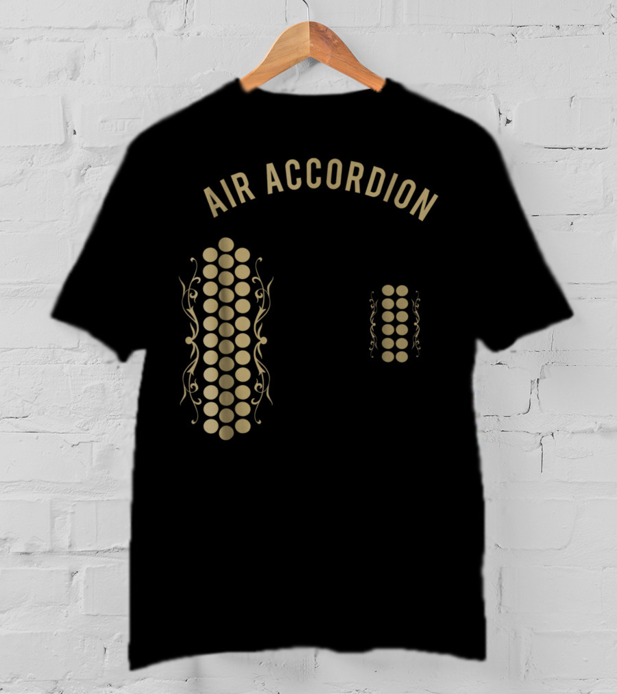 Air Accordion Original Musical Circles T-Shirt