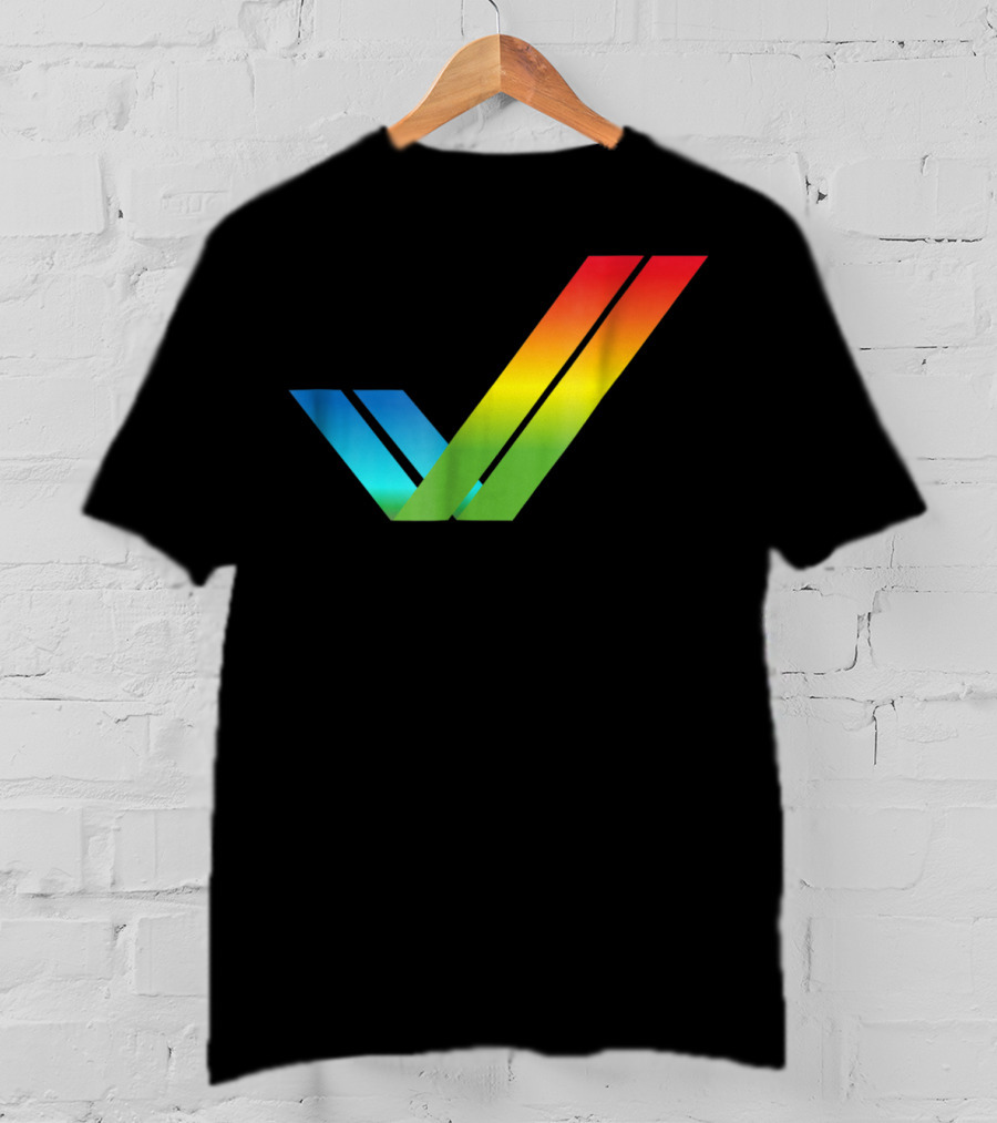 Amiga Rainbow Tick Computer T-Shirt