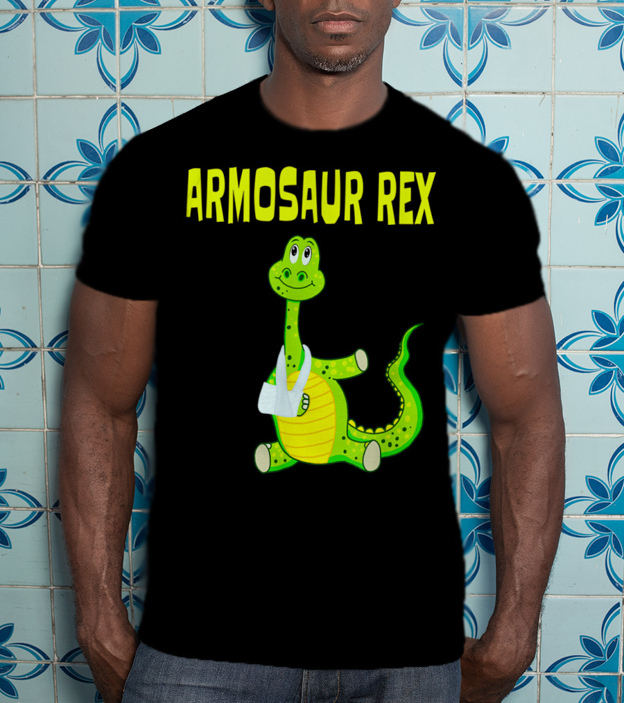 Armosaur Rex Funny Broken Arm Dinosaur T-Shirt