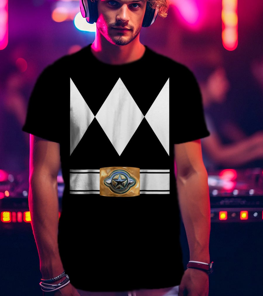 Funny Super Hero Ranger Costume White Diamond Emblem T-Shirt