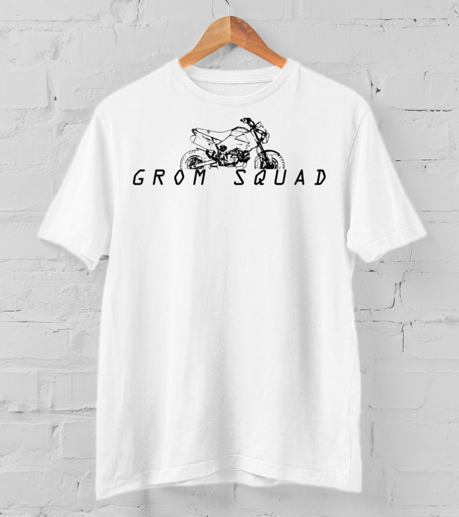 Grom Squad Motorcycle Enthusiasts T-Shirt