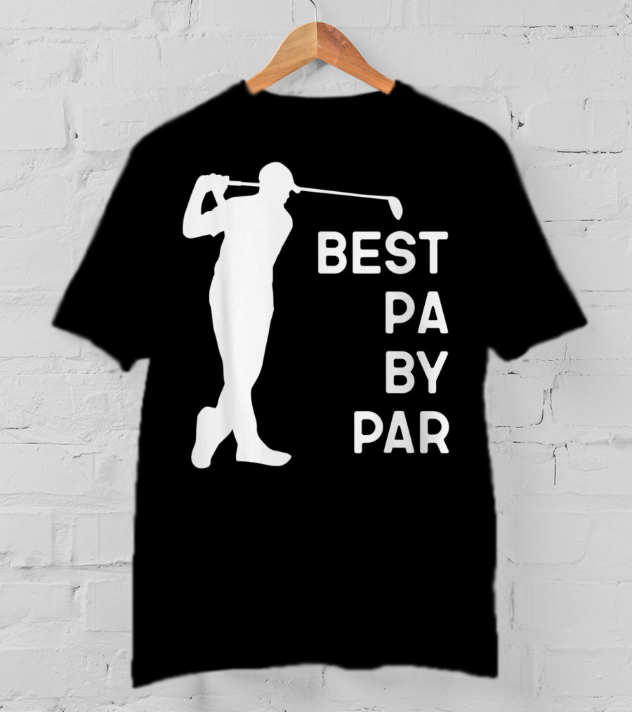 Best Pa By Par Golf Silhouette With Golfer Swing T-Shirt