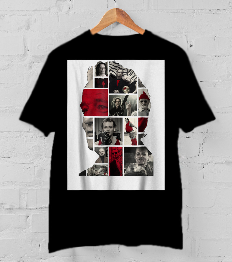 Classic Bill Murray Film Collage T-Shirt