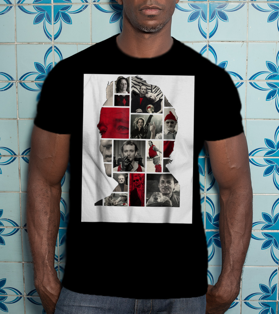 Classic Bill Murray Film Collage T-Shirt