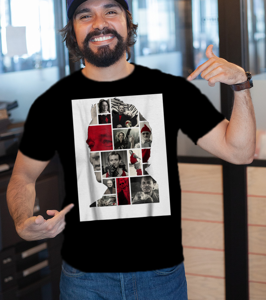 Classic Bill Murray Film Collage T-Shirt