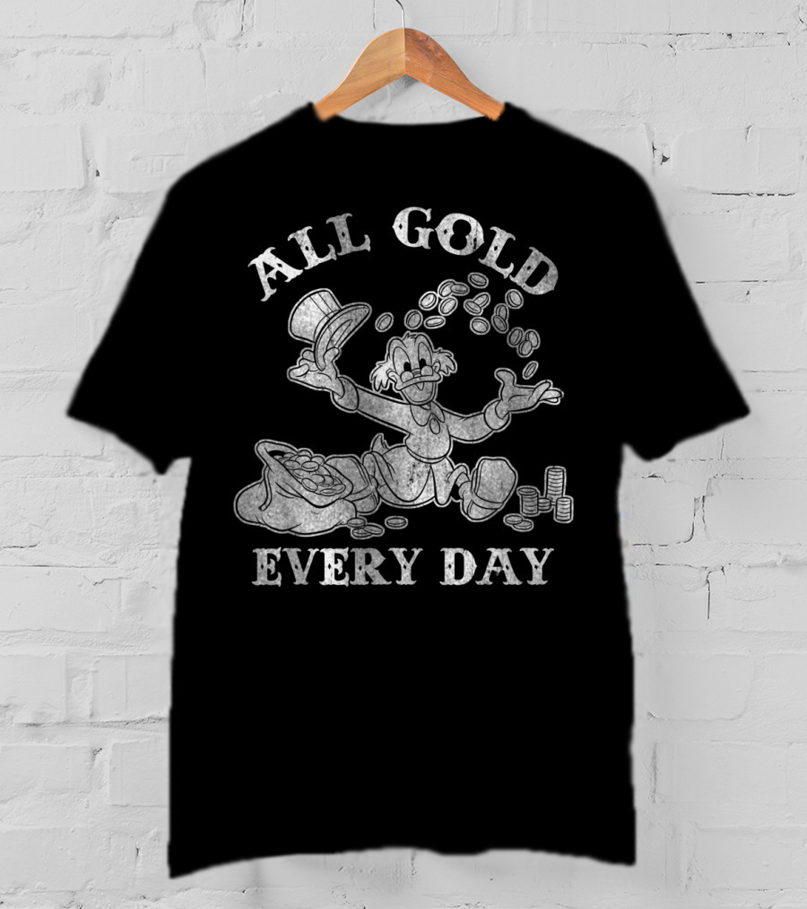 Disney Scrooge McDuck All Gold Every Day T-Shirt