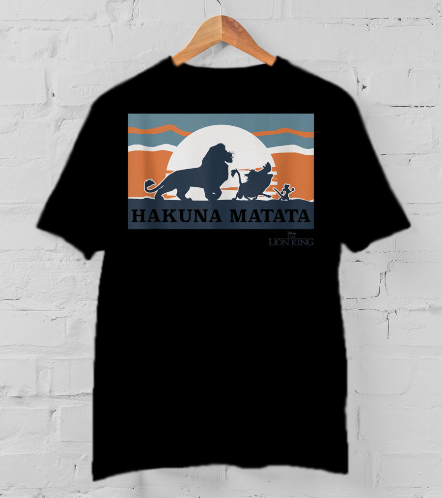 Hakuna Matata Disney The Lion King Sunset T-Shirt
