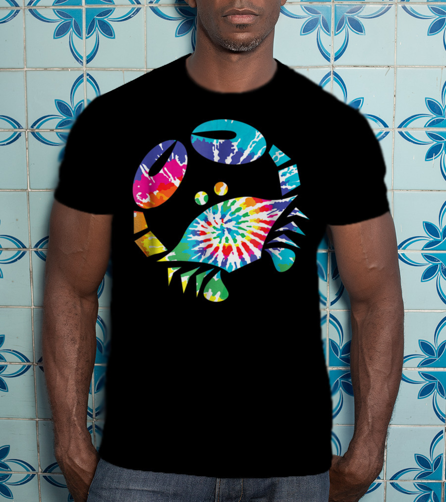 Tie Dye Fun Crab T-Shirt