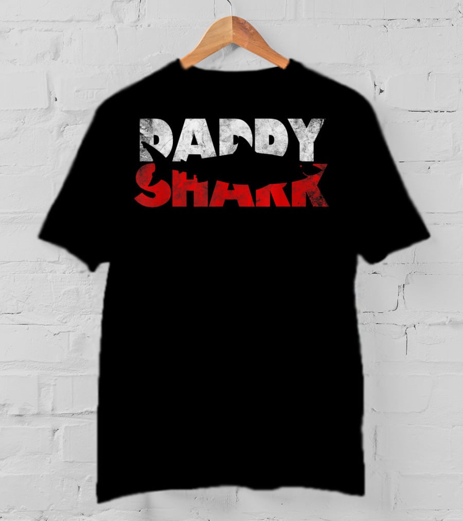 Daddy Shark From Wife Son Daughter Father's Day Family Matching T-Shirt