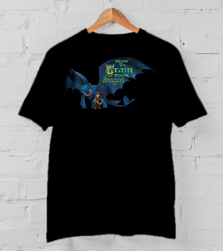 How To Train Your Dragon Toothless And Hiccup Kids Dreamworks T-Shirt