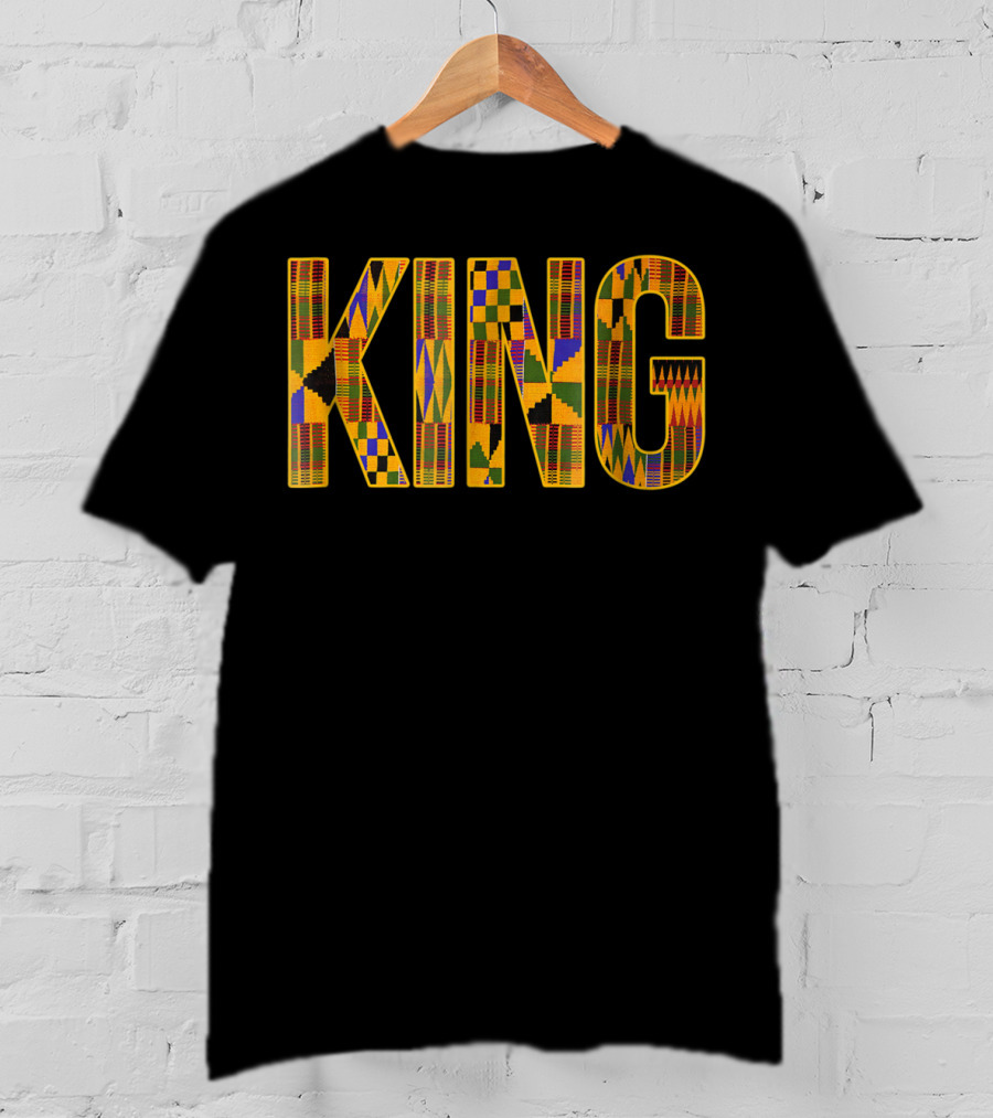 African King Tribal Print T-Shirt