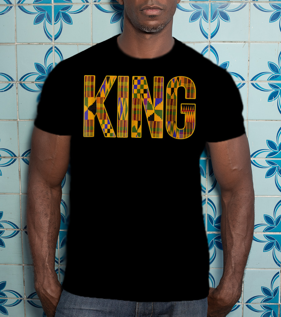 African King Tribal Print T-Shirt