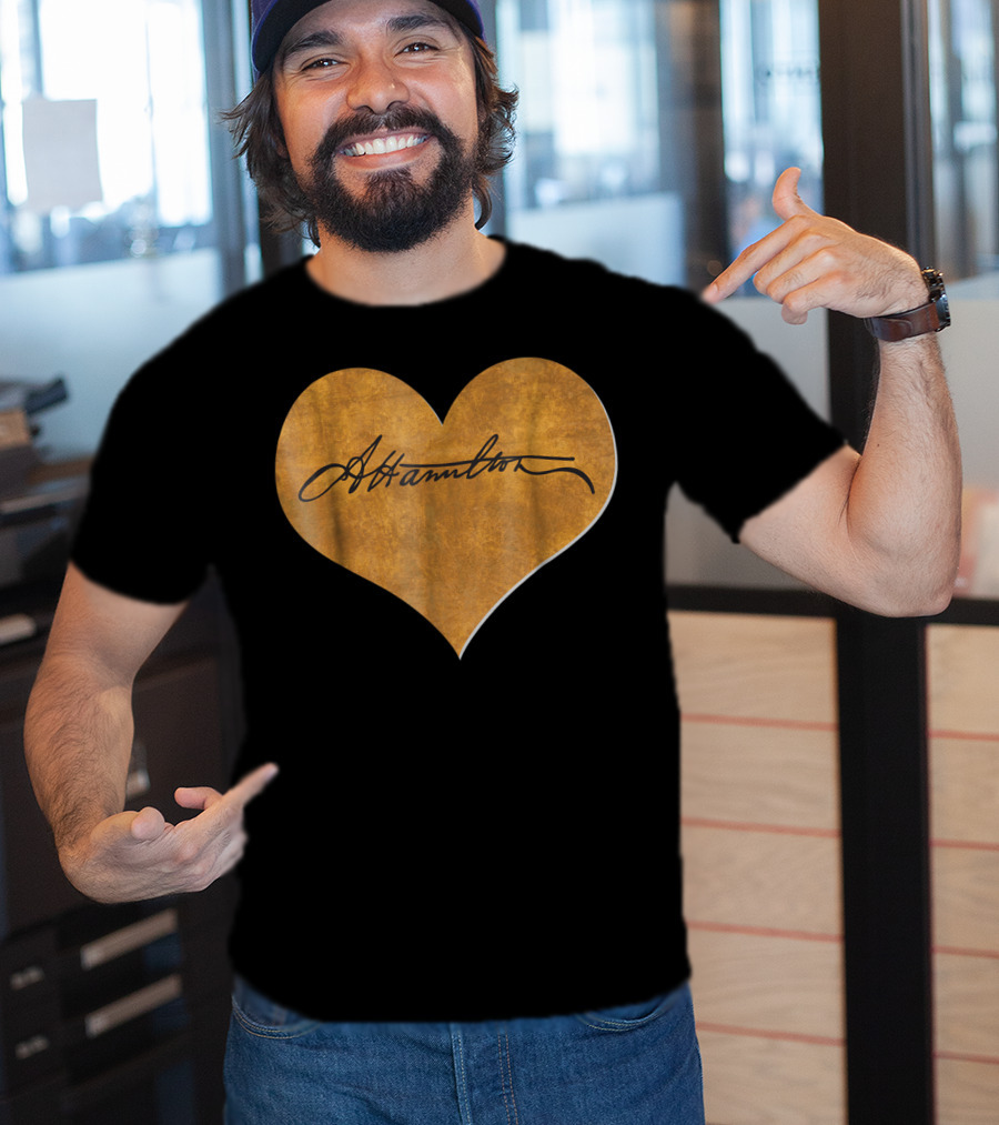 Alexander Hamilton Heart Signature T-Shirt
