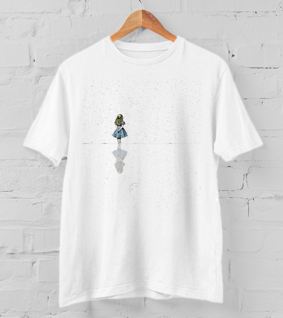 Alice In Wonderland Starry Night Reflection T-Shirt