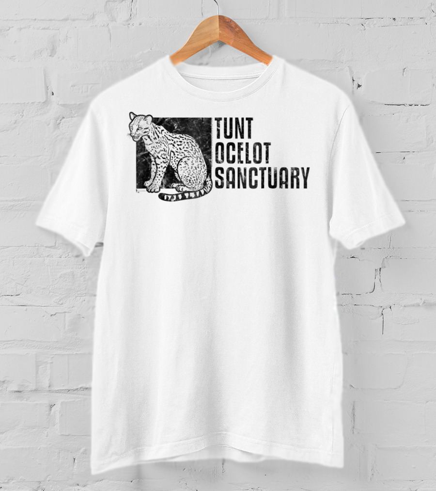 Archer Tunt Ocelot Sanctuary Spotted Cat T-Shirt