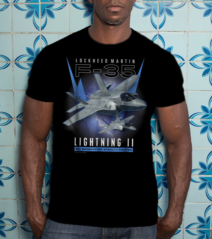 Lockheed Martin F-35 Lightning II 5th Generation Stealth Fighter T-Shirt