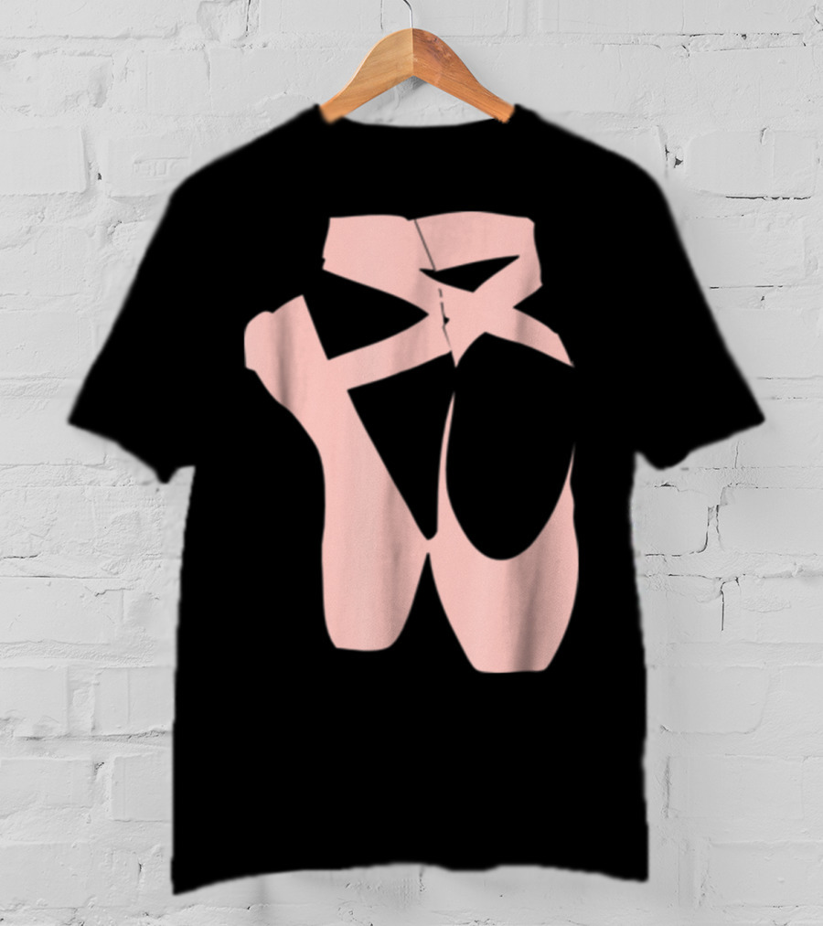 Ballet Dancer Pointe Shoe Ballerina Dancing Barre T-Shirt