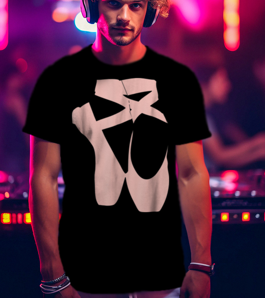Ballet Dancer Pointe Shoe Ballerina Dancing Barre T-Shirt
