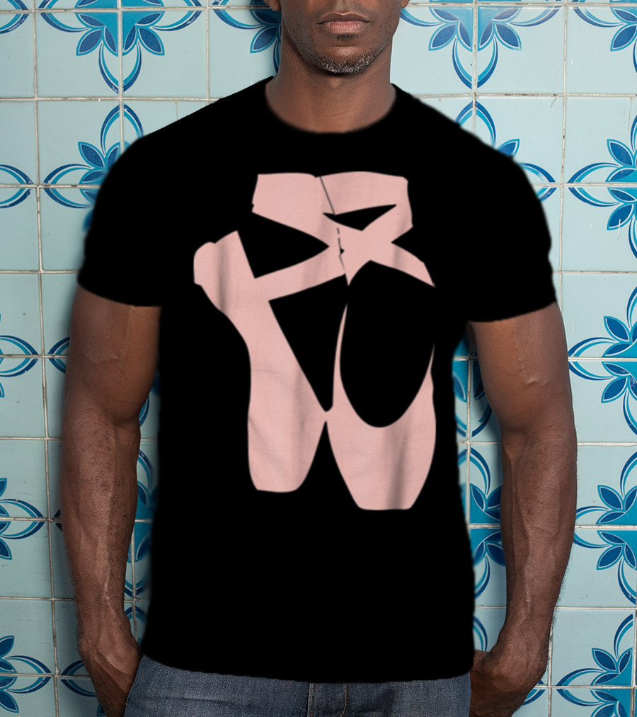 Ballet Dancer Pointe Shoe Ballerina Dancing Barre T-Shirt