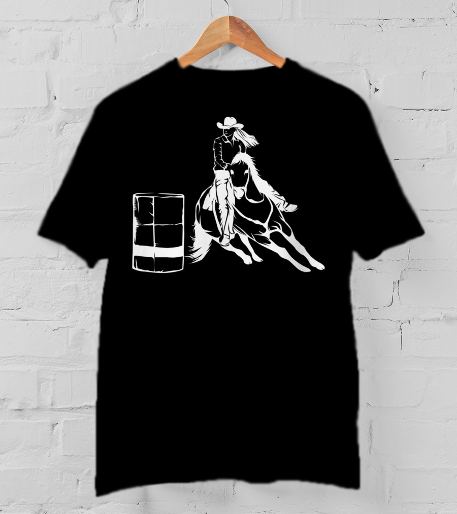 Barrel Racing Rodeo Horse Lovers T-Shirt