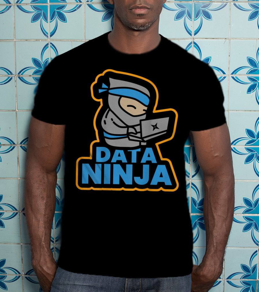 Data Ninja BI Database SQL Critical Thinking T-Shirt