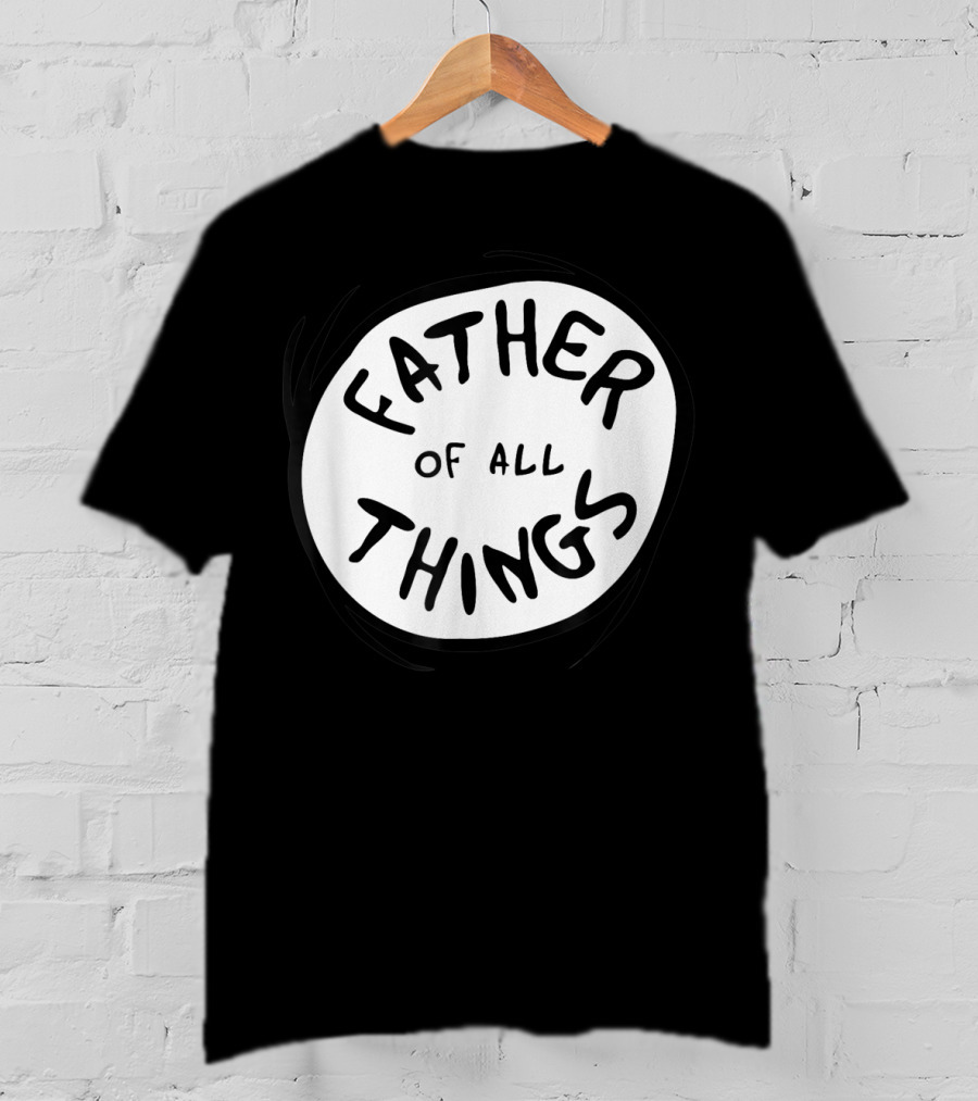 Father Of All Things Dr Seuss Emblem RED T-Shirt