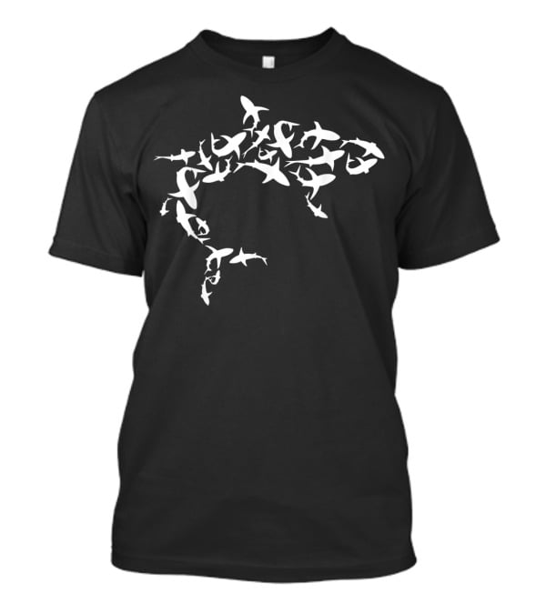 Family White Shark Lover Daddy Baby T-Shirt