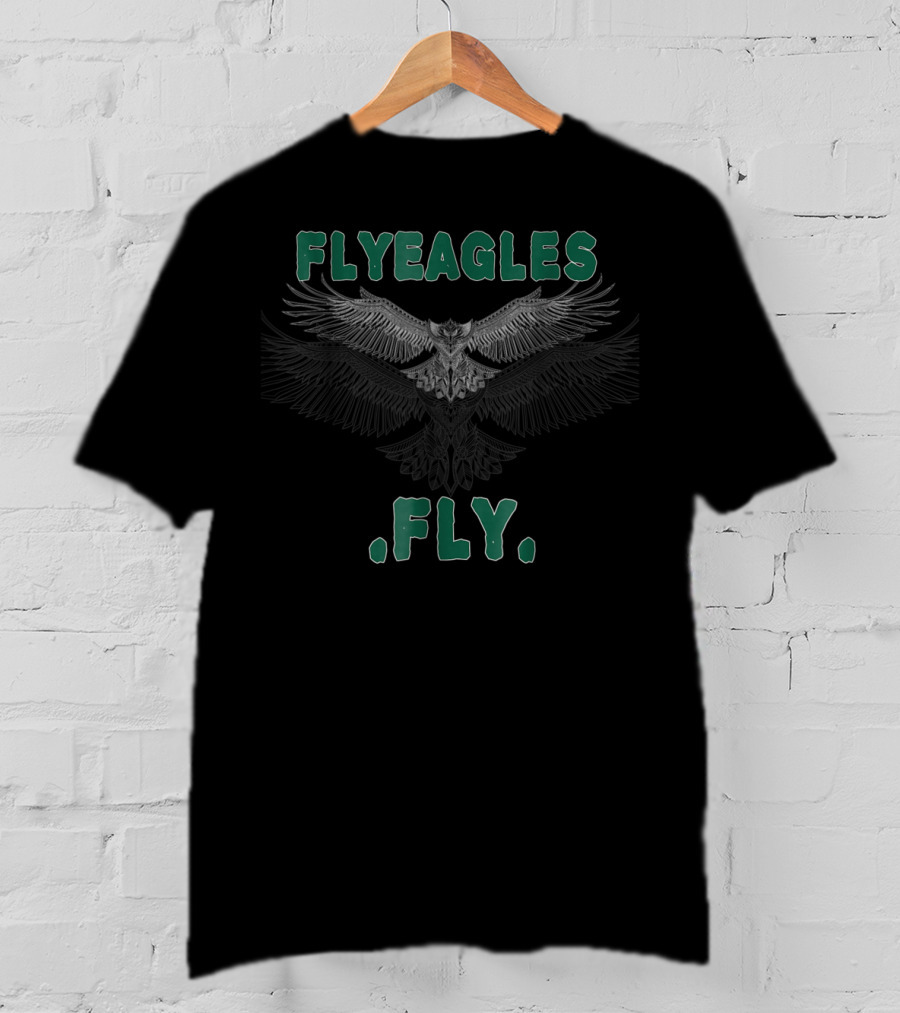Fly Eagles Fly Philadelphia Eagles Fans Wing T-Shirt