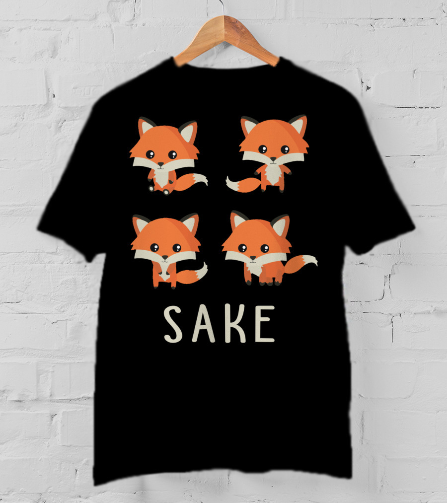 For Four Fox Sake Funny Foxes Sake T-Shirt
