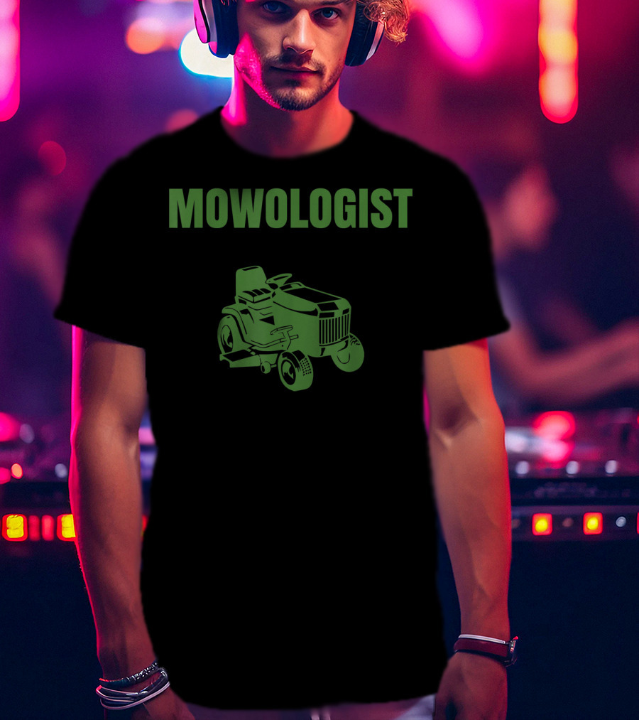 Mowologist Funny Lawnmower Landscaper T-Shirt