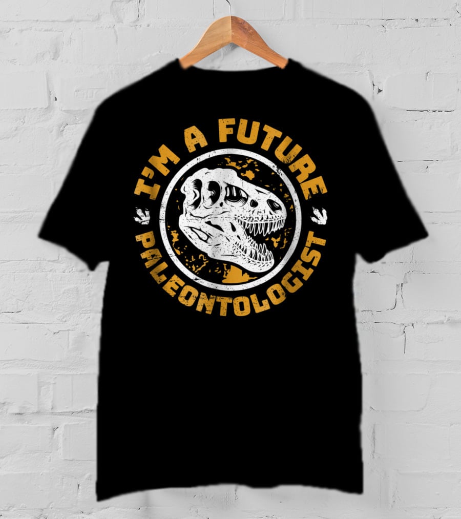 I'm A Future Paleontologist Dinosaur Skull T-Shirt