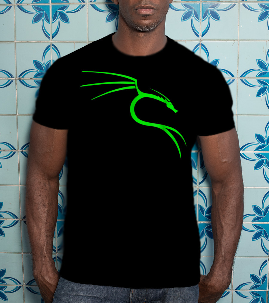 Kali Linux Dragon Cool Hacker Nerd T-Shirt