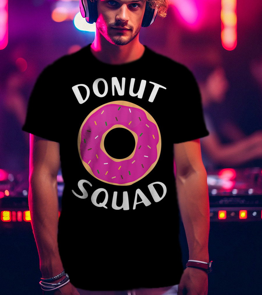 Donut Squad Funny Donut Lover Sprinkles T-Shirt